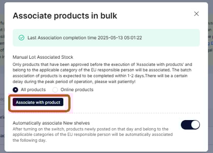 Associate with product2