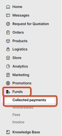 FundsーCollected payments