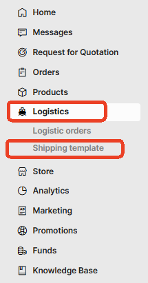 Logistics-Shipping template