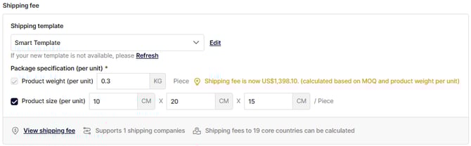 RTS3-Shipping Template