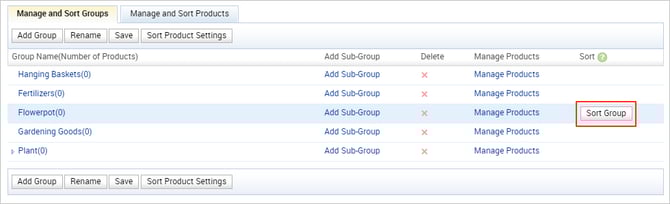 change group sort1